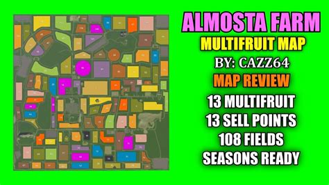 Almosta Farm Multifruit Map Updated Link V12 Map Review Farming