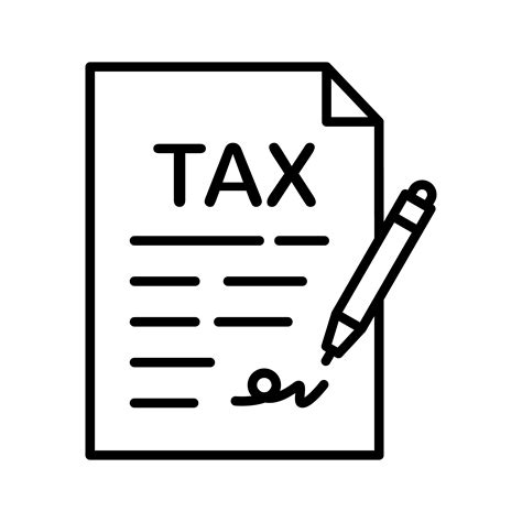 Tax Report Icon 1500372 Vector Art At Vecteezy