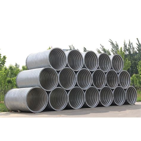 Corrugated Steel Culvert Pipe Is Used In Tunnel Passage China