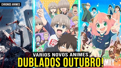 Novos Animes Dublados De Outubro 2022 Youtube