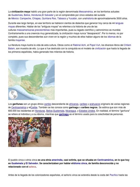 4 Pueblos De Guatemala Pdf Pueblos Indígenas De Las Américas