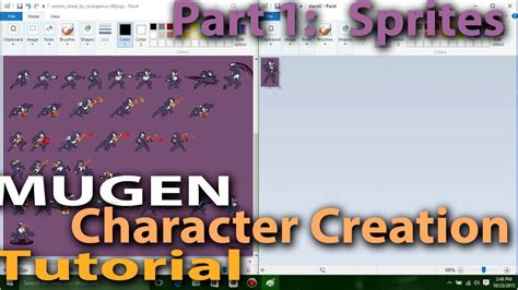 How To Make A Mugen Character Part 1 Preparing The Sprites Mugen