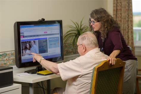 Senior Living And Staying Connected Through The Internet Senior