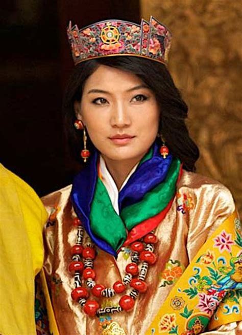 JETSUN PEMA QUEEN OF BHUTAN Royal Jewelled Headpiece Beautiful