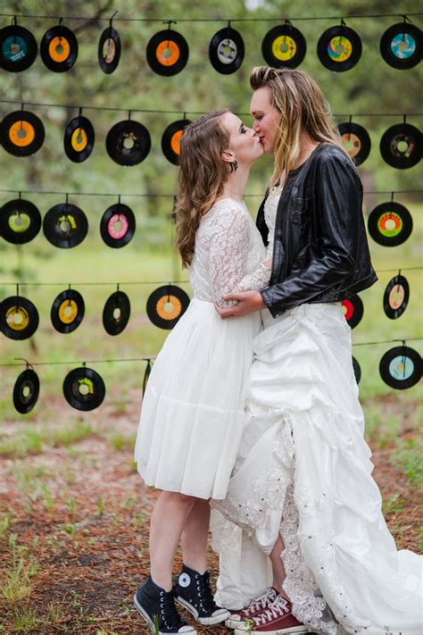 Lesbian Wedding Colorado Rock N Roll