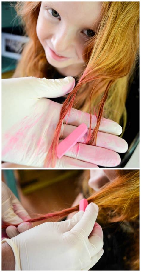Make a paste out of vitamin c tablets. MayDae | DIY: Hair Chalking
