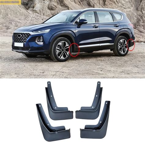 Trim Car Accessories Fit For Hyundai Santa Fe Ix45 2019 2020 Mudguards