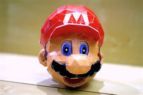 Super Mario 64 Papercraft Head