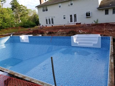 Acrylic Fiberglass Stairs Mid State Pool Liners