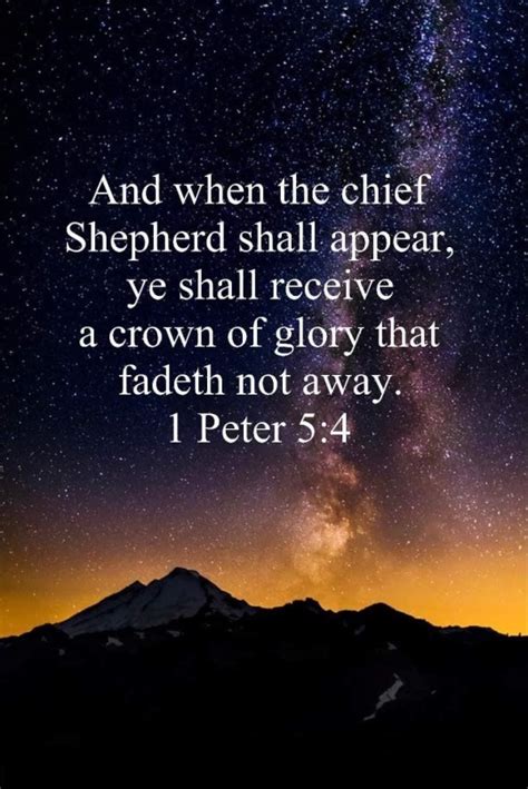 The Living Peter Kjv And When The Chief Shepherd
