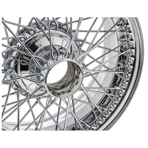 Mws Wire Wheel 16x6 Chrome 60 Spoke Jaguar Xk120 Xk140