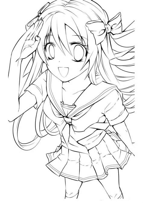 53 Anime Para Colorear Coloring Pages Kulturaupice