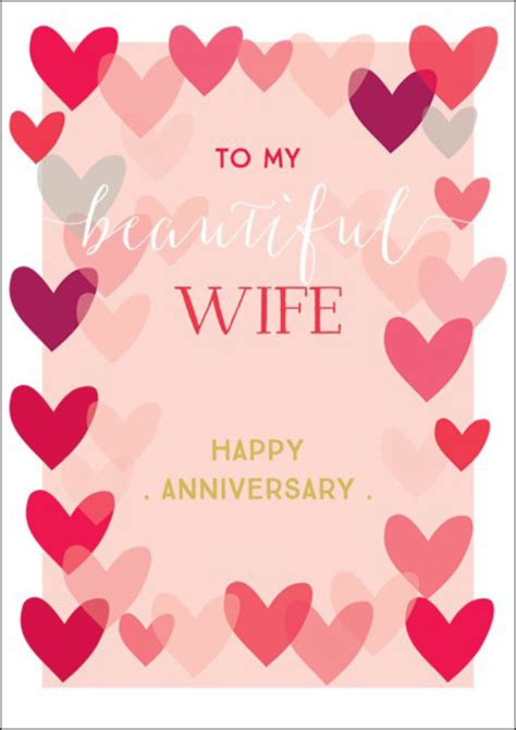 Start by choosing your year's anniversary card. Anniversary Card Wife Ink Beautiful - Anniversary Wife ...