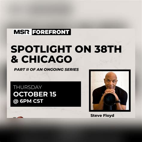 Msr Forefront Spotlight On 38th And Chicago Minnesota Spokesman Recorder
