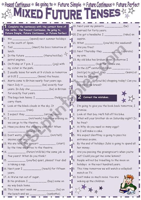 You Can Practise Future Forms With This Worksheet Present Continuous
