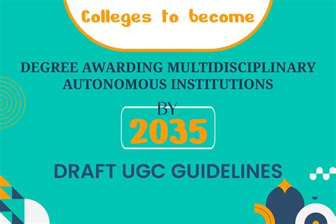 Colleges To Be Degree Awarding Multidisciplinary Autonomous Institute