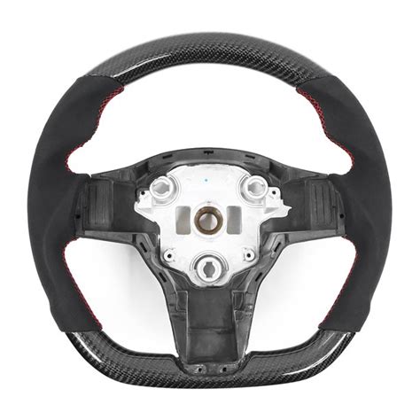 Ikon Motorsports Steering Wheel Compatible With 17 23 Tesla Model 3 Y