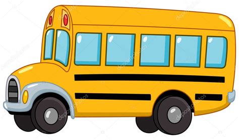 Autobús Escolar — Ilustración De Stock School Bus Clipart Cartoon