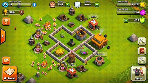 The base in the attack had been able smaller. Clash of Clans - Best Town Hall 3 Defense! (Base Design ...
