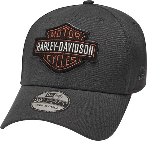 Harley Davidson Official Men S Embroidered Logo Thirty Cap Grey
