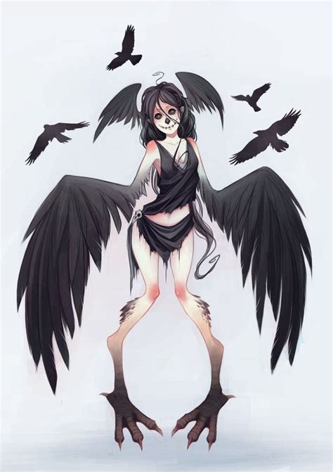 Harpy By Naimane Character Inspiration Digital Artist Character Design References