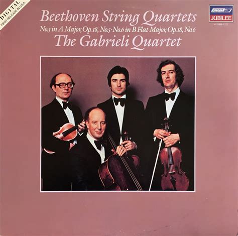Ludwig Van Beethoven The Gabrieli String Quartet Beethoven String