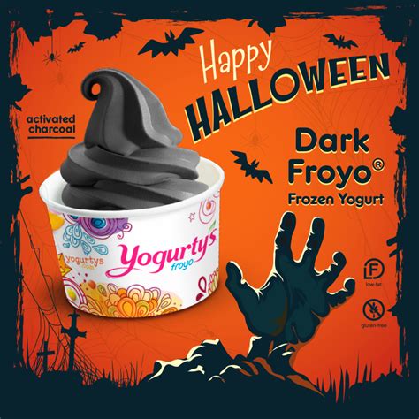Dark Froyo® Frozen Yogurt— Spooky Delicious Yogurtys® Froyo® Frozen