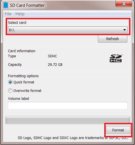 Программы для форматирования Sd карт Windows 10