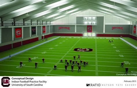 Football Indoor Practice Facility Conceptual Rendering Indoor