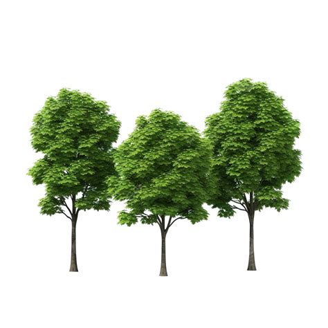 녹색 나무 격리 된 3d 렌더링 그림 나무 숲 자연 Png 일러스트 및 이미지 에 대한 무료 다운로드 Pngtree