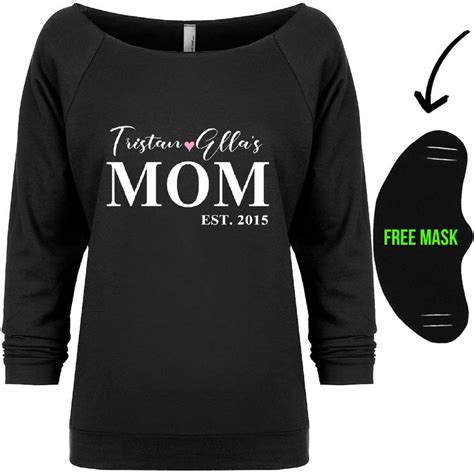 Mom Sweatshirt Mothers Day T Mom Established Etsy In 2020 Mom