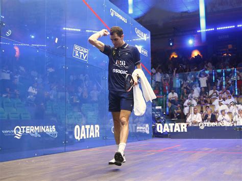 Farag Downs Makin to Reach QTerminals Qatar Classic Final - PSA World Tour