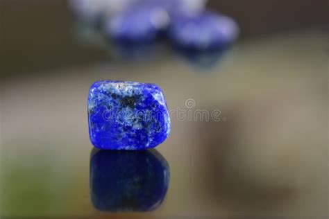 Gems And Jewelry As Large Lapis Lazuli Rare Blue Expensive Stock Image