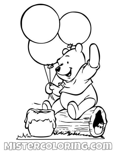 Winnie The Pooh Coloring Pages For Kids — Mister Coloring Bear