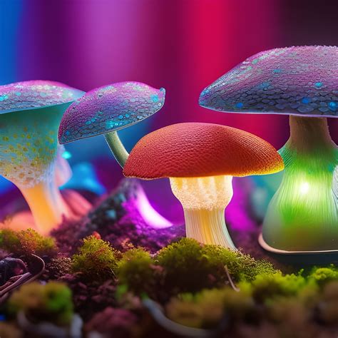 Rainbow Mushrooms Rnightcafe