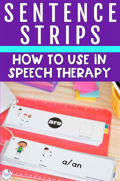 Sentence Strips In Speech Therapy Thedabblingspeechie