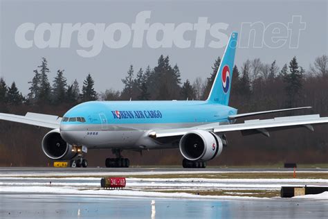 Korean Air Cargo 777f Arrives From Pdx Cargo Facts