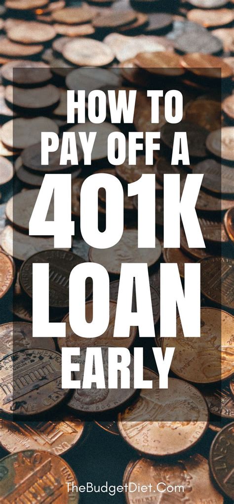 I am considering using one of the 401(k)s to pay off debt. How to Pay Off a 401K Loan Early | 401k loan, How to get ...