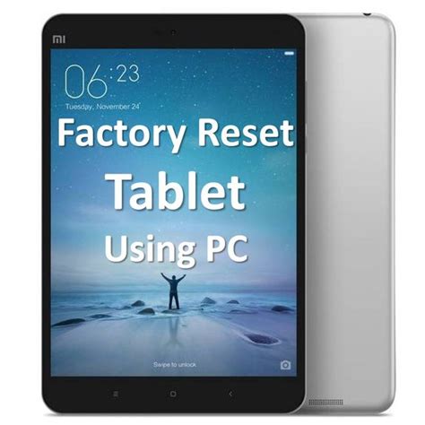 Restore hp desktop computer to factory settings in windows. Factory Reset Tablet using PC: step-by-step instruction ...