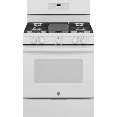 White Self Cleaning Gas Ranges At