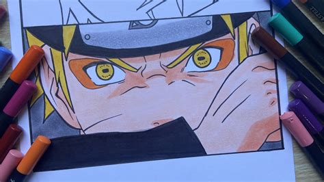 Como Desenhar O Naruto Modo Sennin Passo A Passo Drawing Naruto