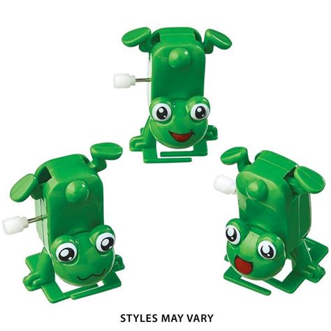 Plastic Wind Up Frog Toy Party City