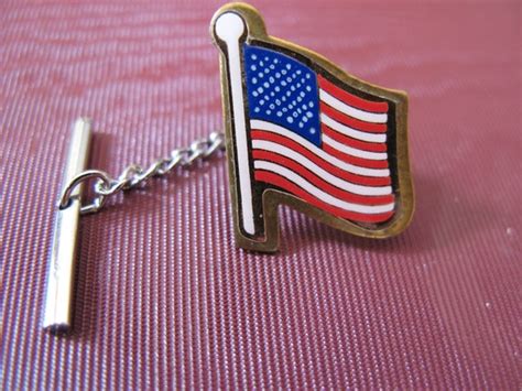 American Flag Tie Tack Or Lapel Pin