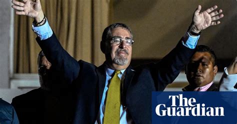 Anti Corruption Campaigner Wins Guatemala Presidential Election Guatemala The Guardian