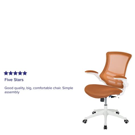 Flash Furniture Mid Back Mesh Swivel Ergonomic Task Office Chair With