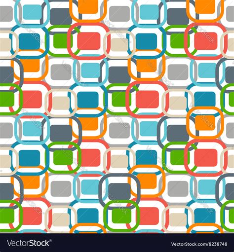70s Retro Graphics Seamless Pattern Royalty Free Vector
