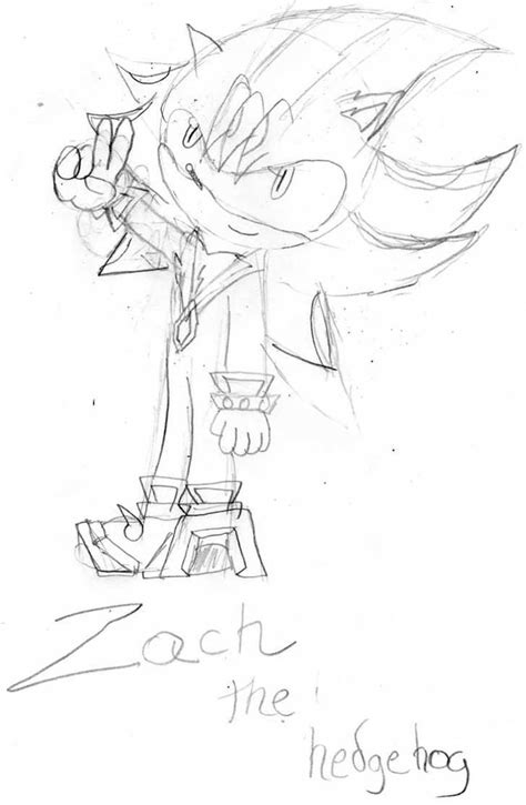 Zach The Hedgehog By 86brandon86 On Deviantart