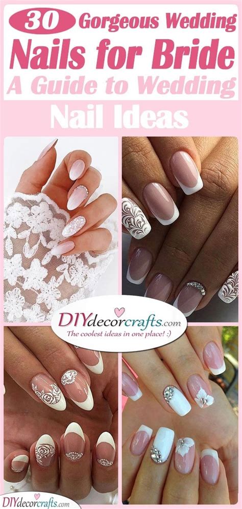 30 Gorgeous Wedding Nails For Bride A Guide To Wedding Nail Ideas