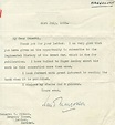 David (Viscount Margesson I) Margesson - Typed Letter Signed 07/31/1934 ...
