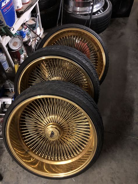 Dayton Wire Wheels Gold Rims For Sale